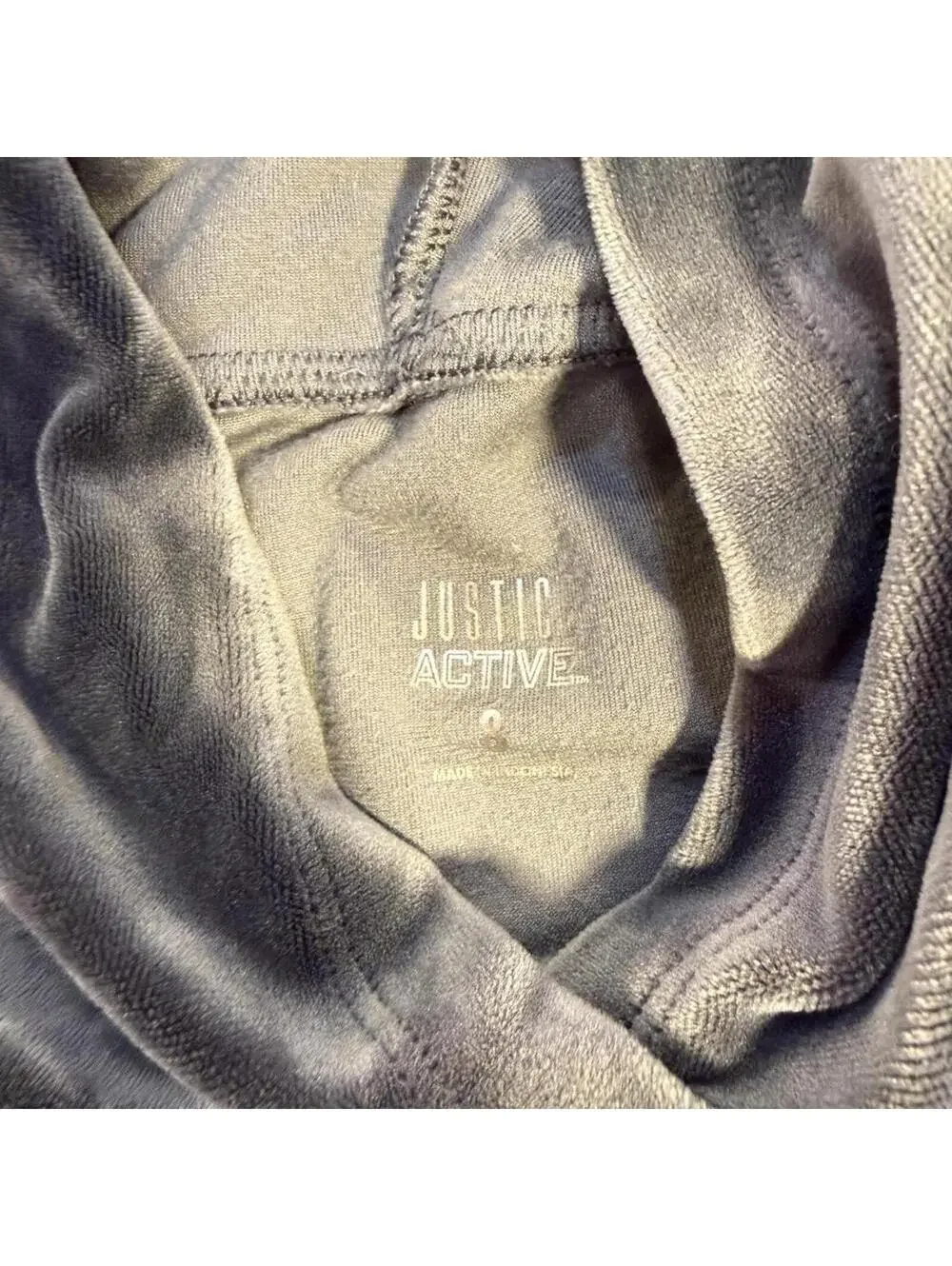 Justice Kid's Grey and Black Hoody